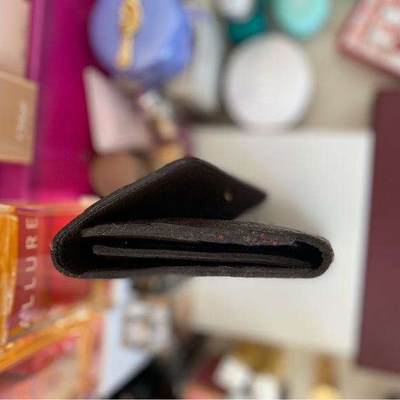 Louis Vuitton Dark Brown Embossed Wallet - Picture 5 of 14